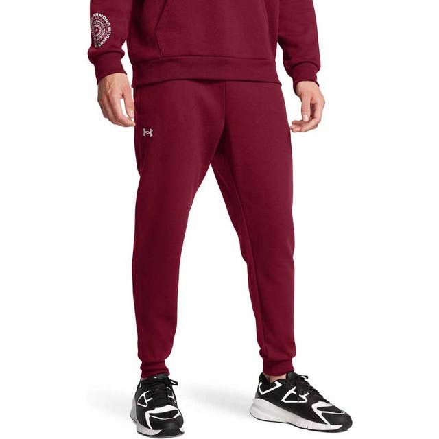 Under Armour Men's Rival Fleece Joggers  625 Cardinal / / White  Medium