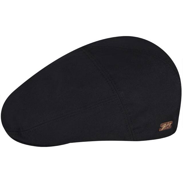 Bailey - Svart flatcap Keps - Graham Black Flat Cap @ Hatstore