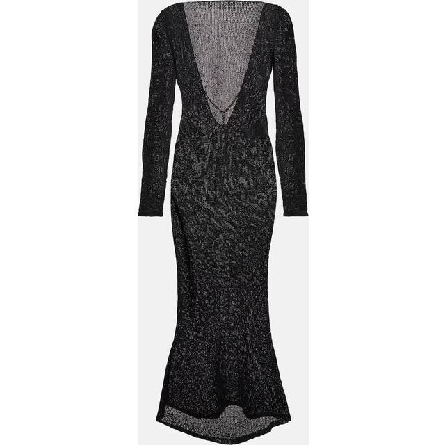Tom Ford Open-back embellished maxi dress