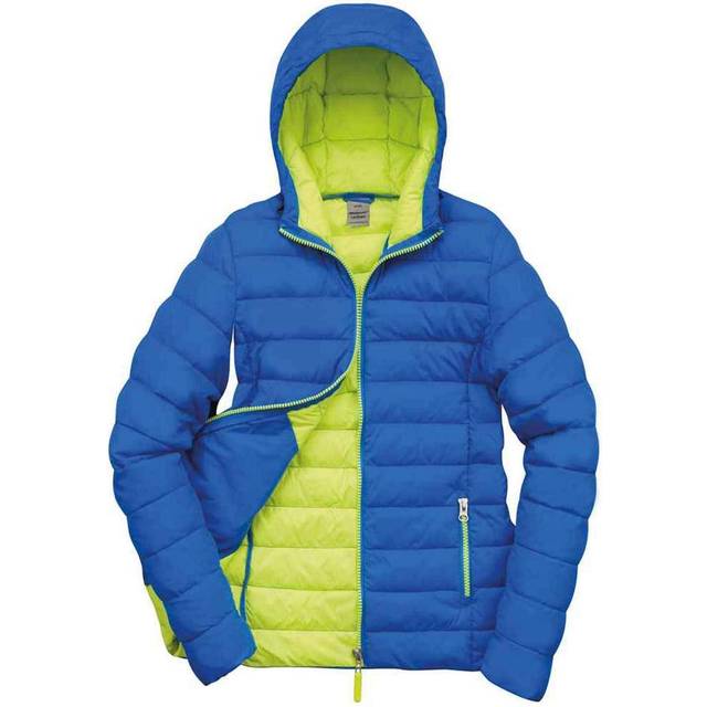 (10 UK, Ocean Blue/Lime) Result Urban Womens/Ladies Snow Bird Padded Jacket