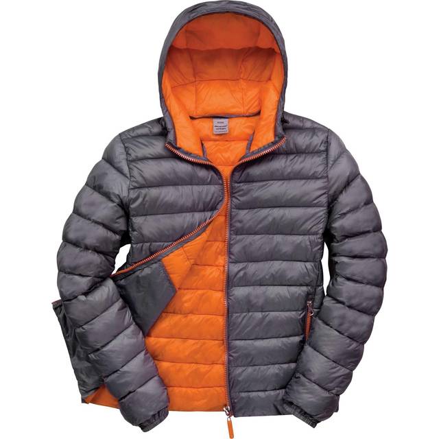 (3XL, Grey/Orange) Result Urban Mens Snow Bird Padded Jacket