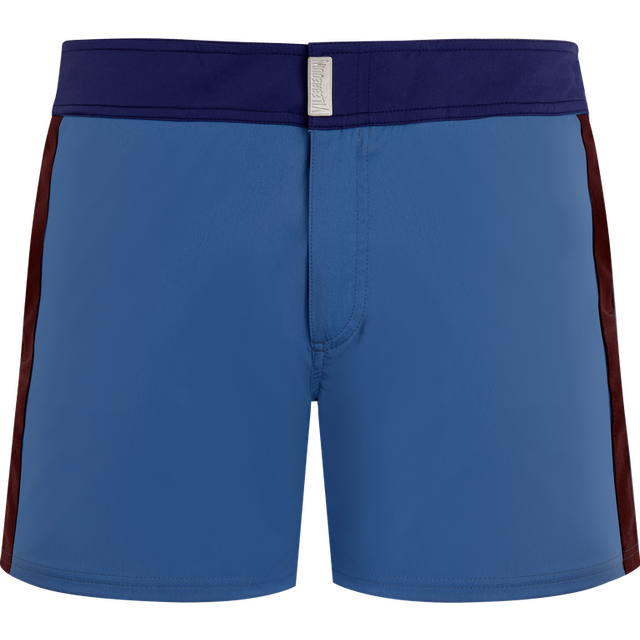 Vilebrequin, Badkläder, Herr, M, Färgblock simshorts för män - blue (M)
