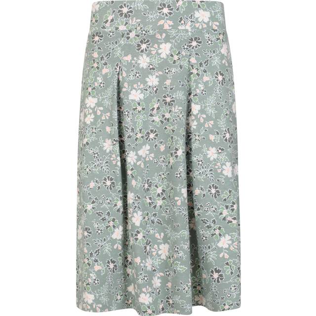 (8 UK, Pale Green) Mountain Warehouse Womens/Ladies Waterfront Spotted Midi Skirt