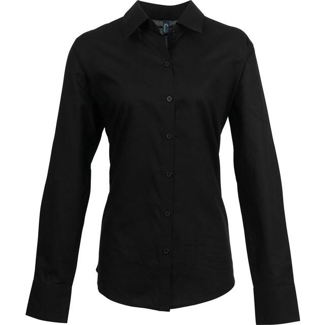 Premier womens/ladies signature oxford long-sleeved shirt pc7263