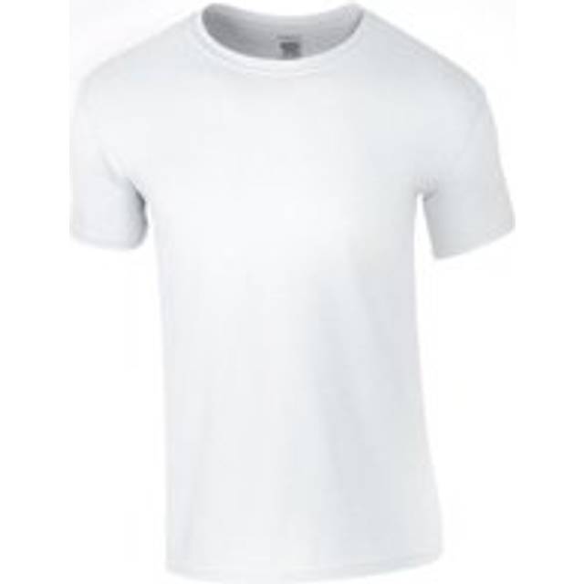 Gildan Unisex Vuxen Softstyle Vanlig Ringspunnen T-shirt i bomull XXL vit