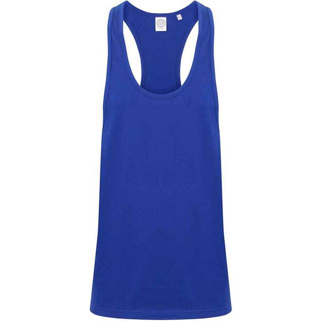 (XXL, Royal Blue) SF Mens Muscle Tank Top