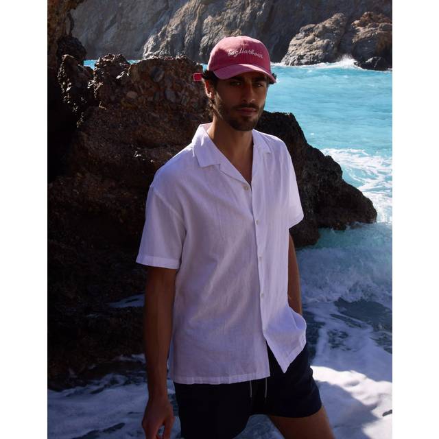 JACK & JONES Jjesummer Resort Linen Shirt Ss Sn |Vit |XL