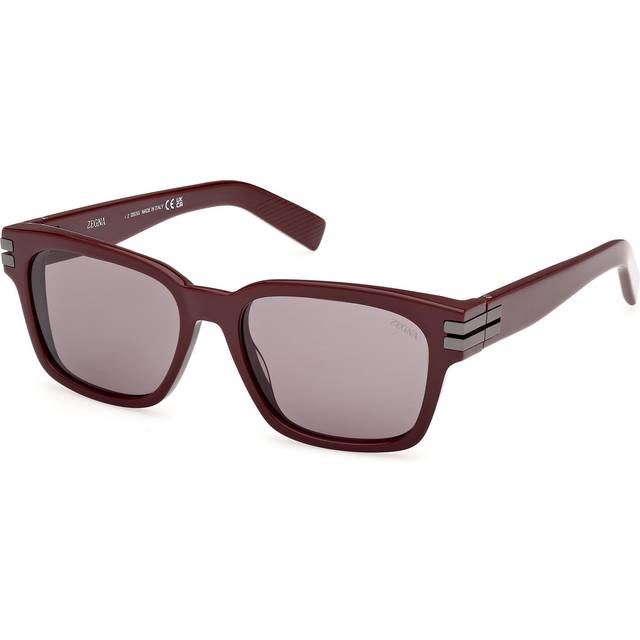 Ermenegildo Zegna Ez0237 69A Sunglasses in Garnet | Size 55 | EZ0237 Color 69A (55)