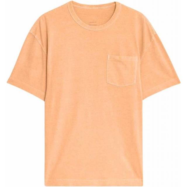 Marks & Spencer Mens Navy Palm Strappy Maxi Dress - Peach Cotton - Size 3XL