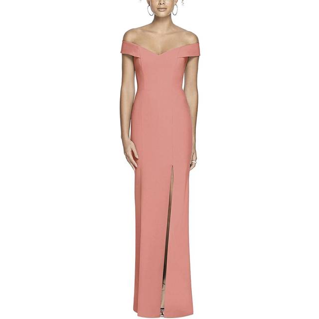 Dessy Collection Off-The-Shoulder Gown