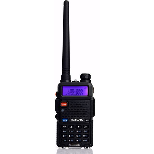 Retevis RT-5R Walkie Talkie 5W Dual Band VHF/UHF Ham Two Way Radio CTCSS/DCS Portable Amateur Radio