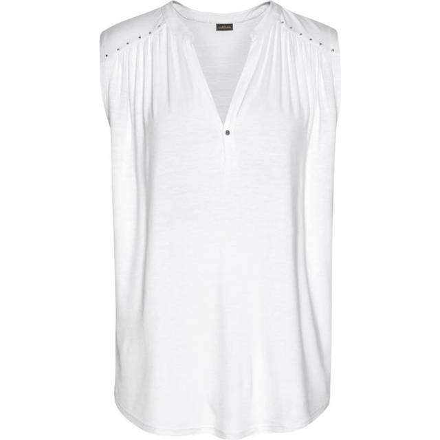 LASCANA Sleeveless Beach Top - White