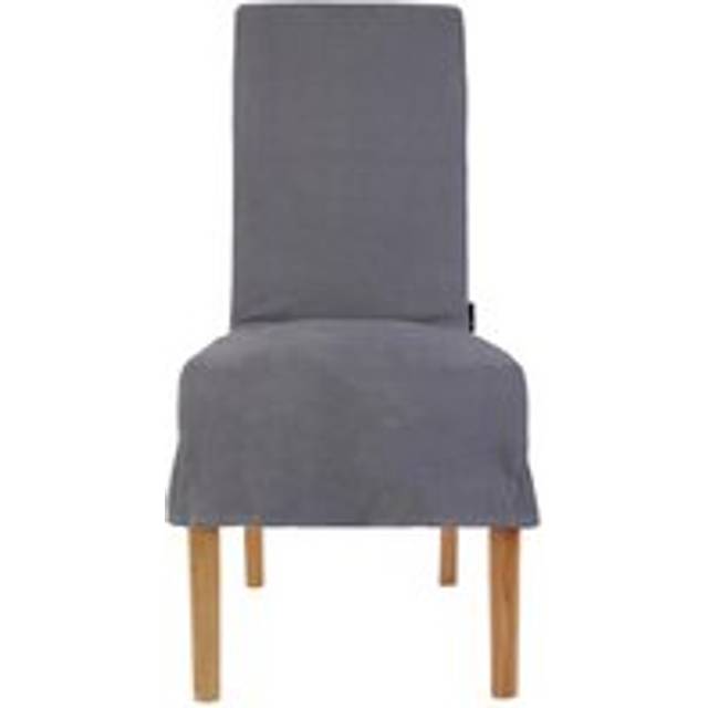 Riviera Loose Cover Kitchen Furniture Dining Room Chair - Grey - One Size