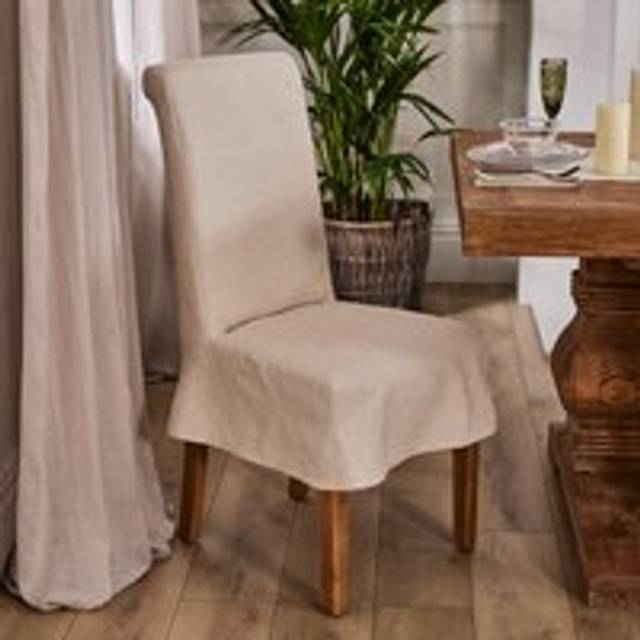 Riviera Loose Cover Kitchen Furniture Dining Room Chair - Natural - One Size