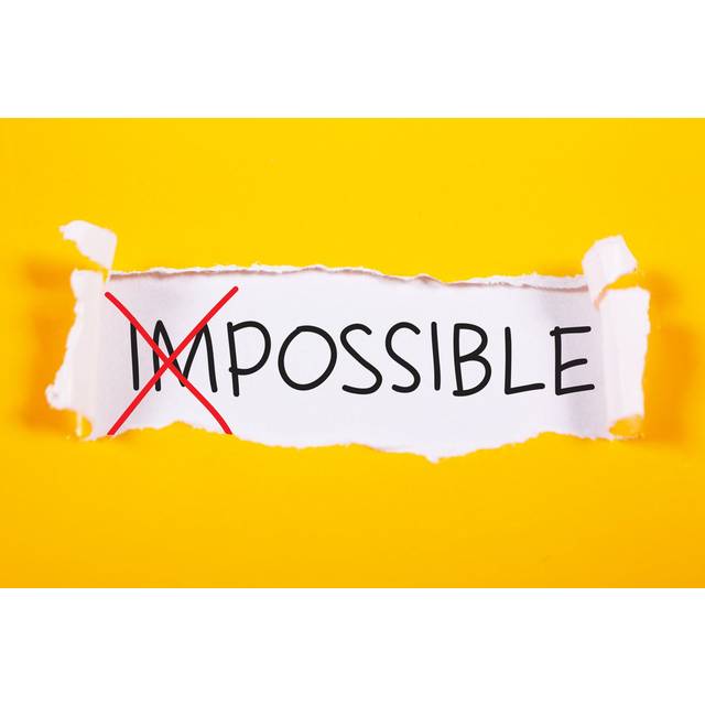 Possible Motivational Quotes (30cm H x 46cm W x 3.8cm D)