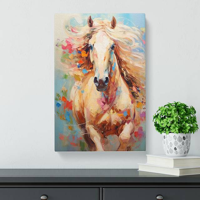 Pony Impressionism No.2 - Art Prints (60cm H x 40cm W x 3cm D)