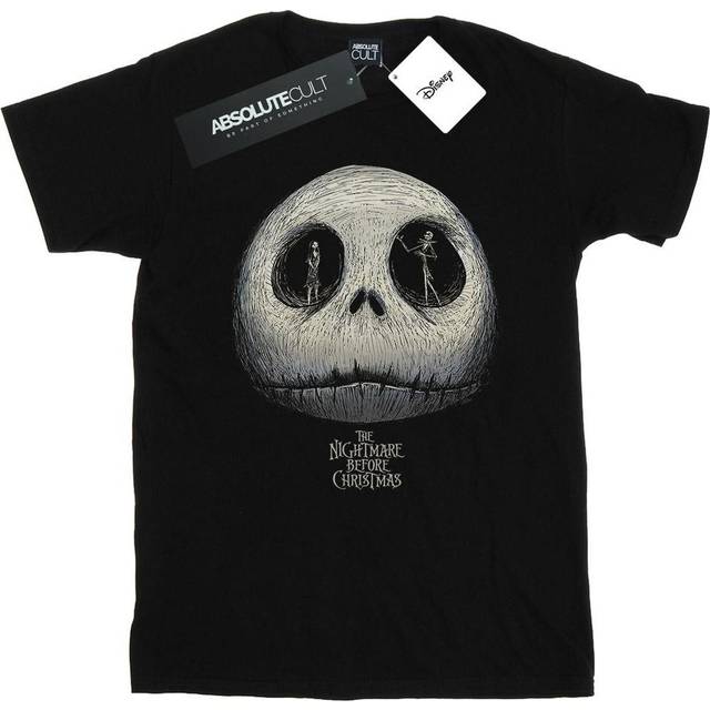 Nightmare Before Christmas Jack´s Eyes Cotton Boyfriend T-Shirt - Black