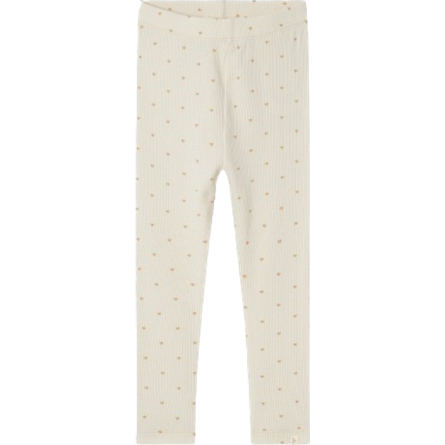 NAME IT flicka Nmfgago Slim Lil Noos leggings, Turtledove/Aop: hjärta, 110
