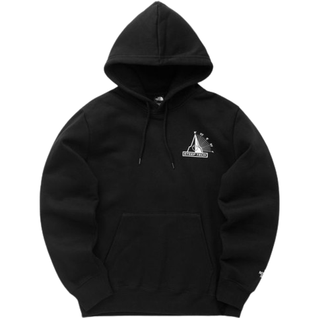 The North Face Steep Tech Print Hoodie - Black