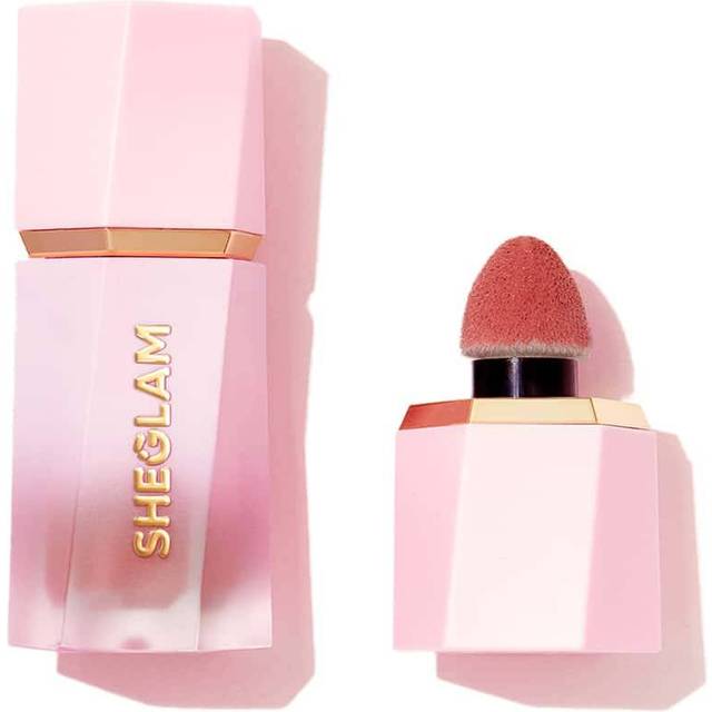 SHEGLAM Color Bloom Liquid Blush Matte Finish-Rose Ritual Gel Cream Blush Long Lasting Non-Fading Highly Pigmented Lightweight Long Wear Smooth Blusher Christ