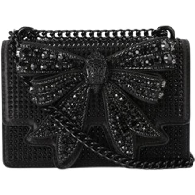 Kurt Geiger Women's Cross Body Bag Satin Crystal Bow Small Shoreditch