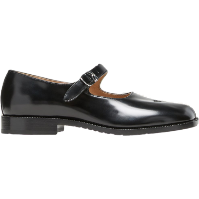20mm Tabi Brushed Leather Mary Janes