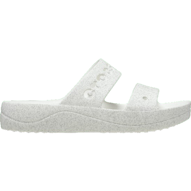 Crocs dam Baya plattform glittersandal, vit, 7 UK, Vitt, 39/40 EU