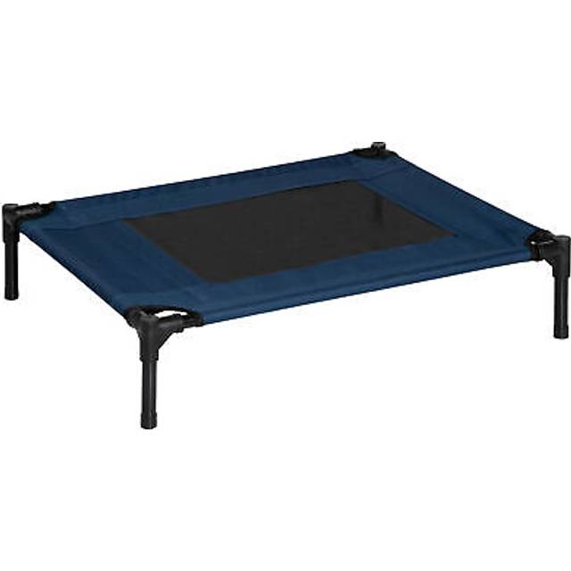 Pawhut pet puppy raised bed cot dog cat elevated cots trampoline indoor outdoor