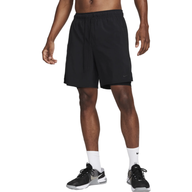 Nike Unlimited Men's Dri-FIT 18cm (approx.) 2-in-1 Versatile Shorts - Black - Polyester/Elastane