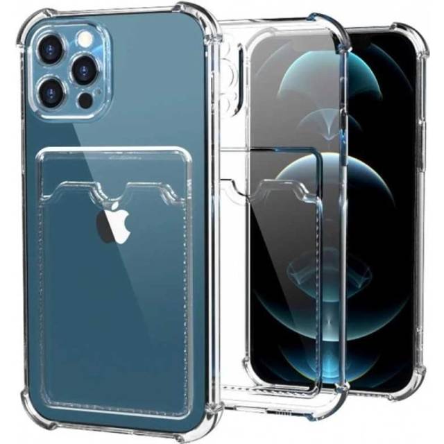 Stöttåligt Skal med Kortfack Förstärkta Hörn iPhone 11