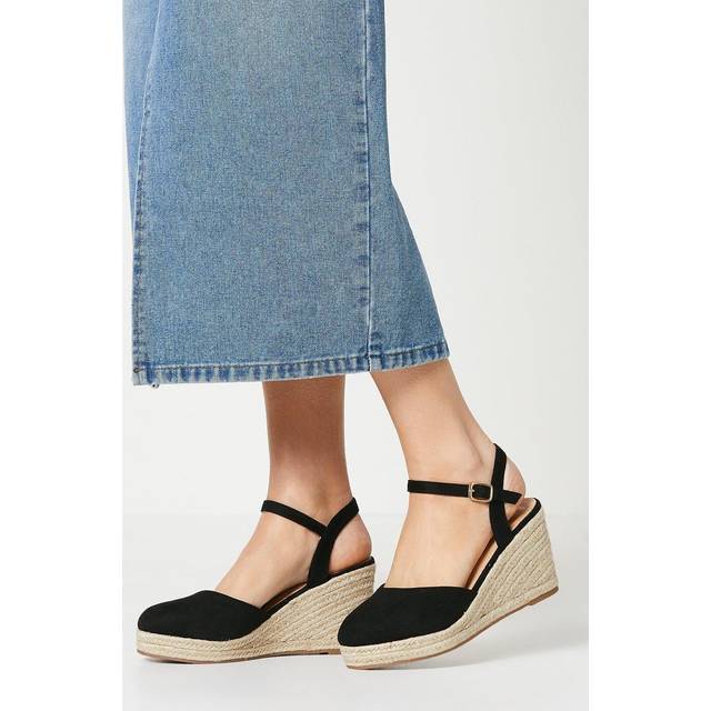 Dorothy perkins womens/ladies rumor closed toe wide wedges dp1819