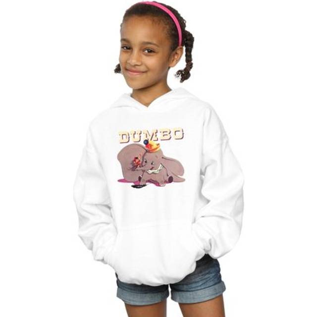 Dumbo Timothy´s Trombone Hoodie - White - 7-8 Years