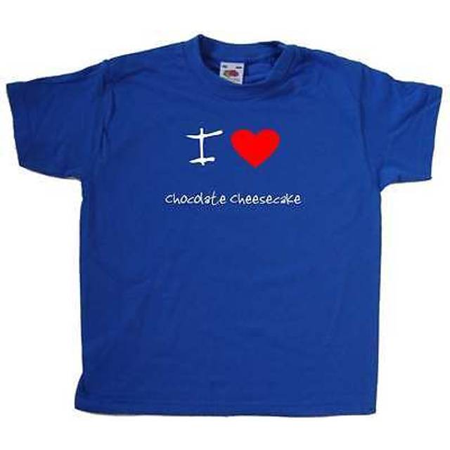 I love heart chocolate cheesecake kids t-shirt