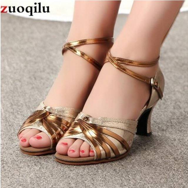 (Gold) Gold Silver Wedding Shoes female Heels Shoes Pumps Women Shoes High Heel Party Ladies Shoes chaussure femme talon