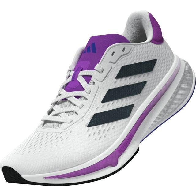 adidas Kvinnor Response Super Running Shoes, Cloud white/aurora ink/purple burst, 36 EU