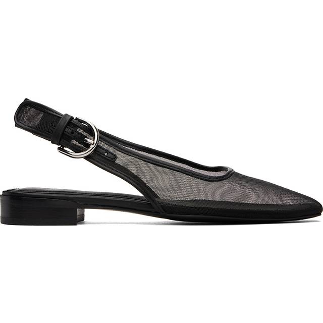 Rag & Bone Astra Mesh & Leather Slingback Flat