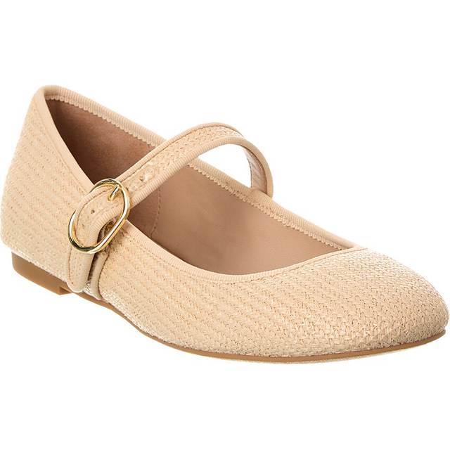 Stuart Weitzman Alice Raffia Ballet Flat