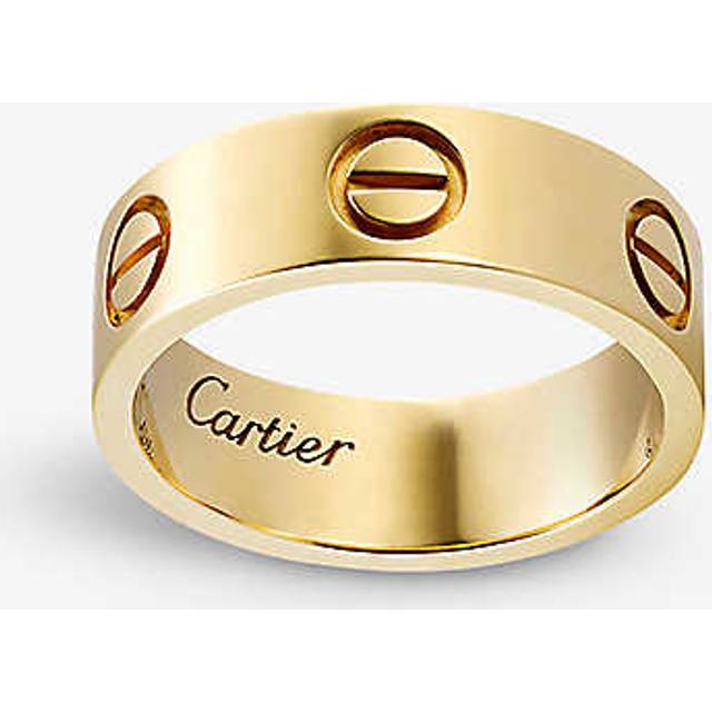 Cartier Womens Yellow Love 18ct Yellow-gold Ring 51mm - YELLOW