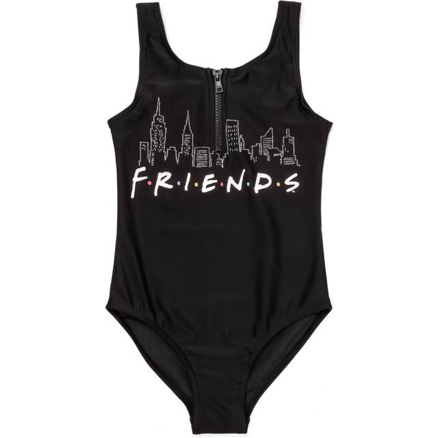 Friends Girls Swimming Costume - Black - Age 8-9 Years - Friends