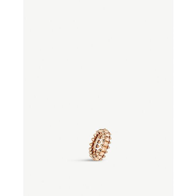 Cartier Womens Pink Gold Clash De Small 18ct Rose-gold Ring 54mm - PINK GOLD