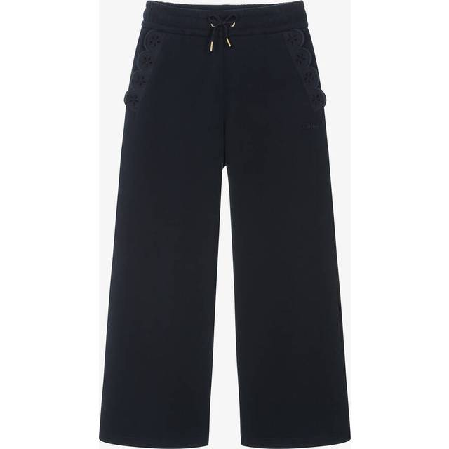 Navy Fleece Joggers with Shells