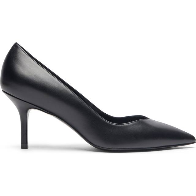 Stuart Weitzman, EVA 75 PUMP, PUMPS, BLACK, SMOOTH CALF