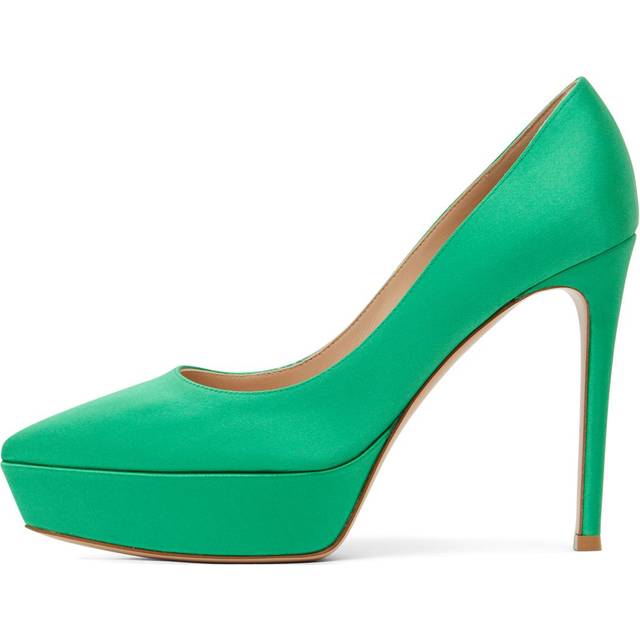 105mm Dasha Satin High Heel Pumps