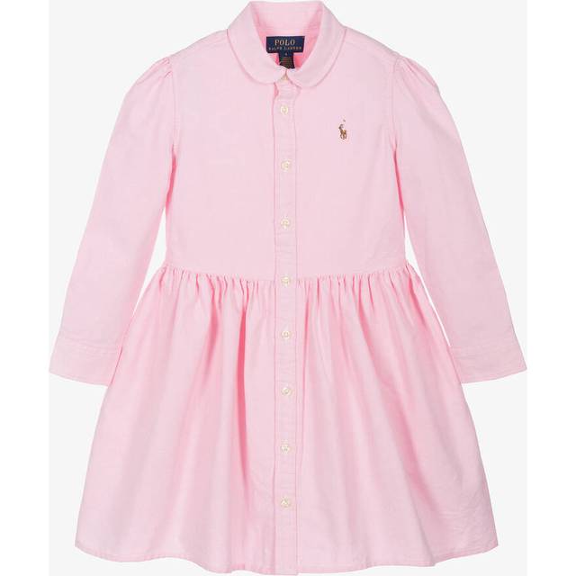 Ralph Lauren, Dresses, female, Pink, 6 Y, Pink Shirt Dress Aw24