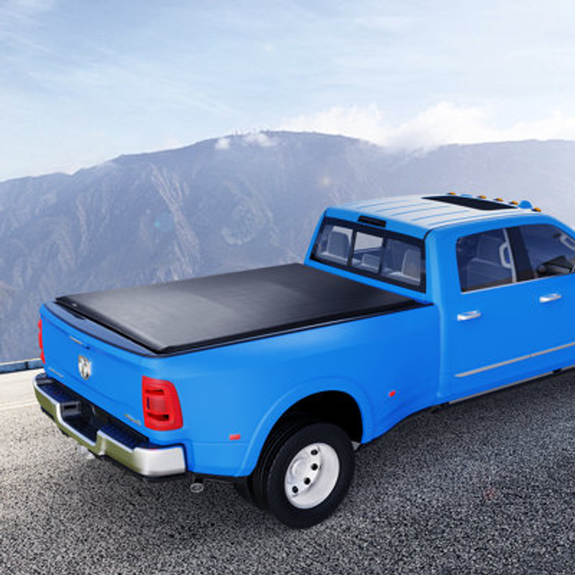 Vevor - Truck Bed Cover, Roll Up Truck Bed Tonneau Cover, Compatible with 2002-2018 Dodge Ram 1500, 2003-2024 2500 3500, 2019-2024 Classic, for 6.4 x