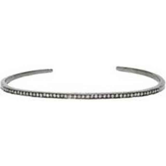 Adornia Fine Silver 0.50 Ct. Tw. Diamond Cuff