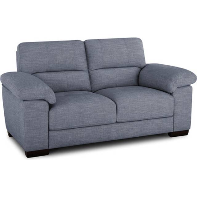 Carolina Blue Fabric Sofas - 2 Seater Sofa - Turin Range - Oak Furnitureland