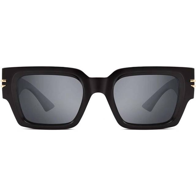 Polar PLR Giant Polarized 77 Men&#39;s Sunglasses Black Size 52 - Glossy Black (52)