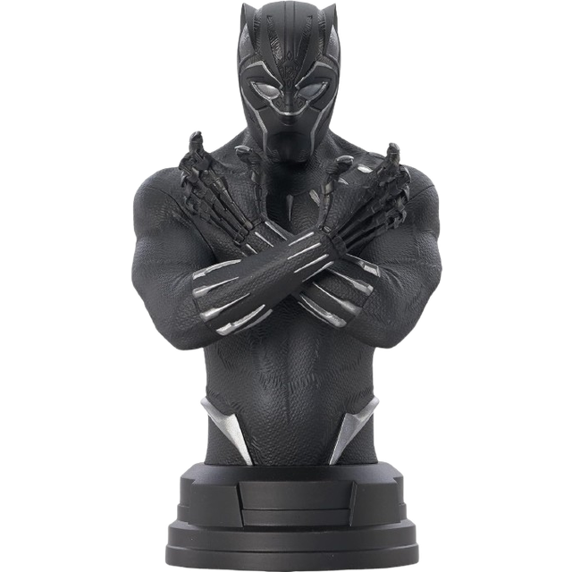 Diamond Select Black Panther 1/6 Scale Bust | Black Panther - Black&#47;White (One-Size)