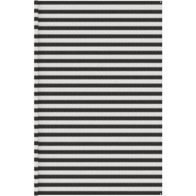 vidaXL Tent Carpet Anthracite and White 400x600 cm HDPE - anthracite and white
